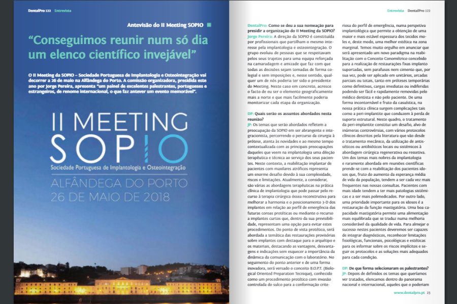 II Meeting SOPIO na Revista Dentalpro