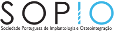 SOPIO - Sociedade Portuguesa de Implantologia e Osteointegração